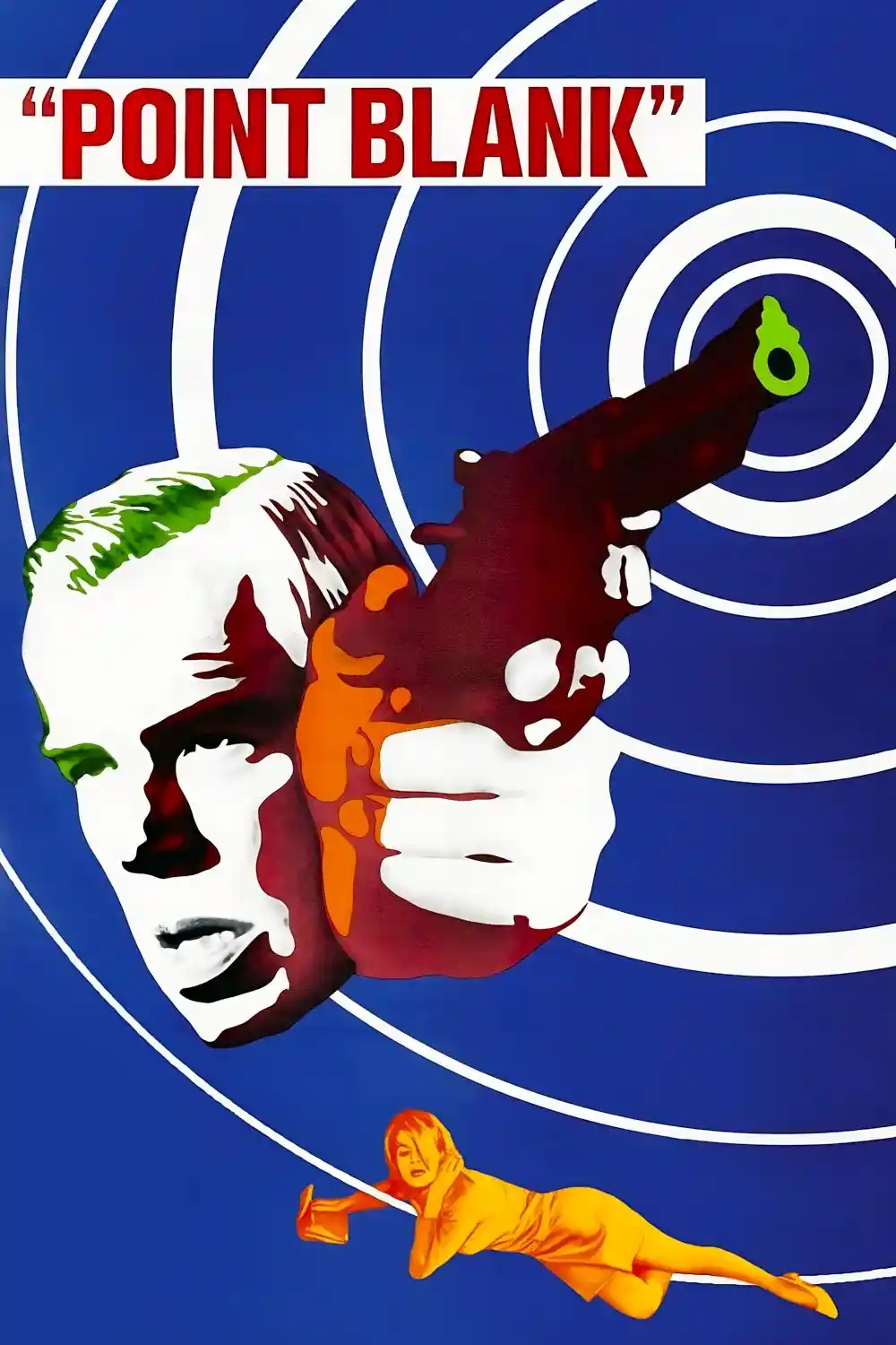 Lee Marvin in Point Blank 1967 movie poster
