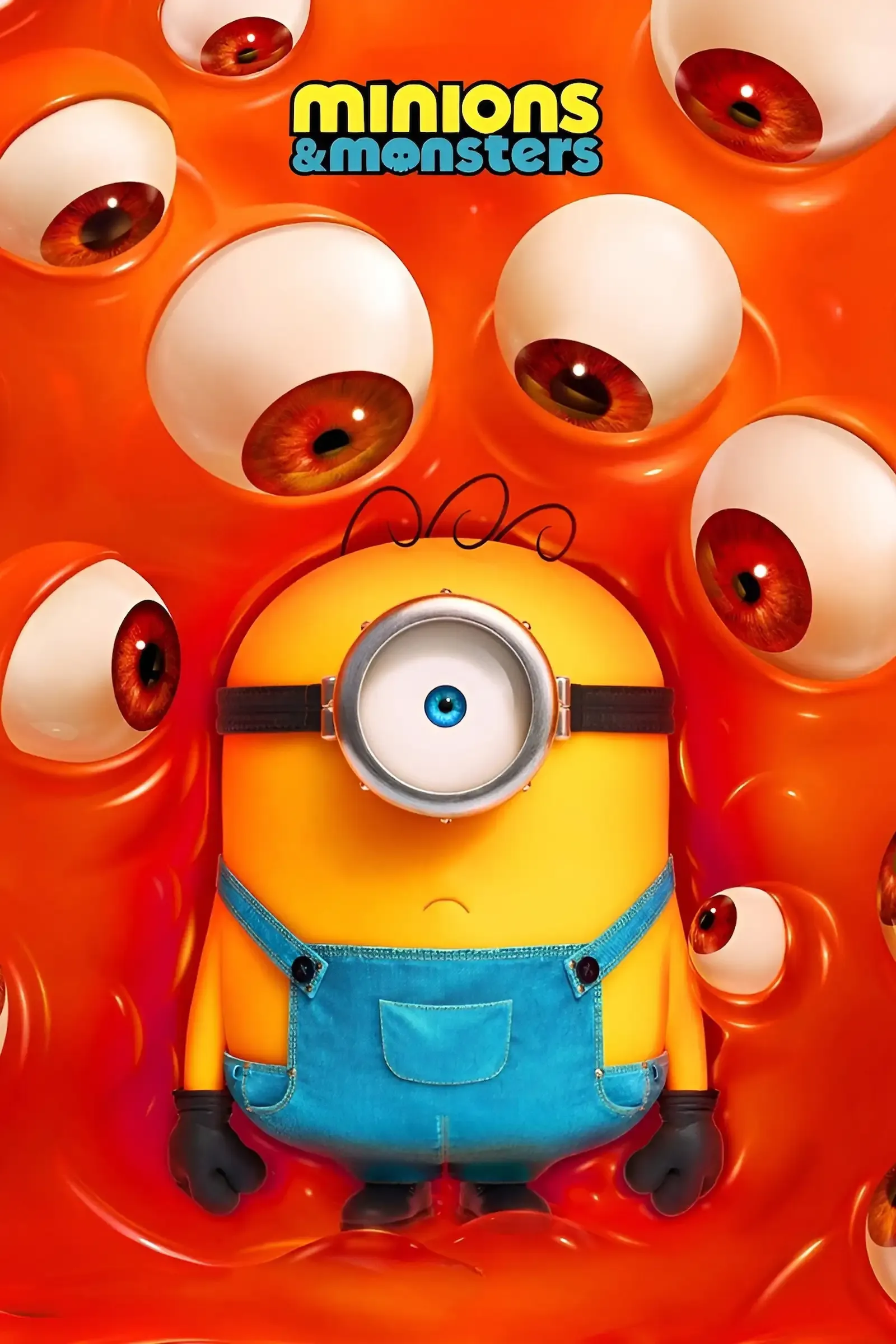 Editorial illustration of Minions dressed in 1920s Hollywood attire on a vintage film set, with a classic movie camera and old Hollywood lighting, warm sepia tones with pops of Minion yellow