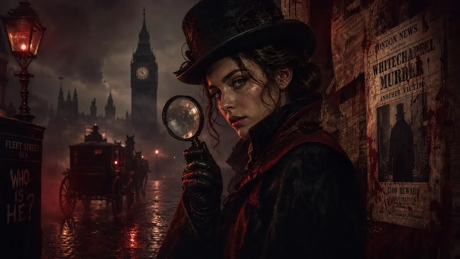 Millie Bobby Brown as Enola Holmes standing in a sunlit Maltese alleyway, looking determined in period detective attire