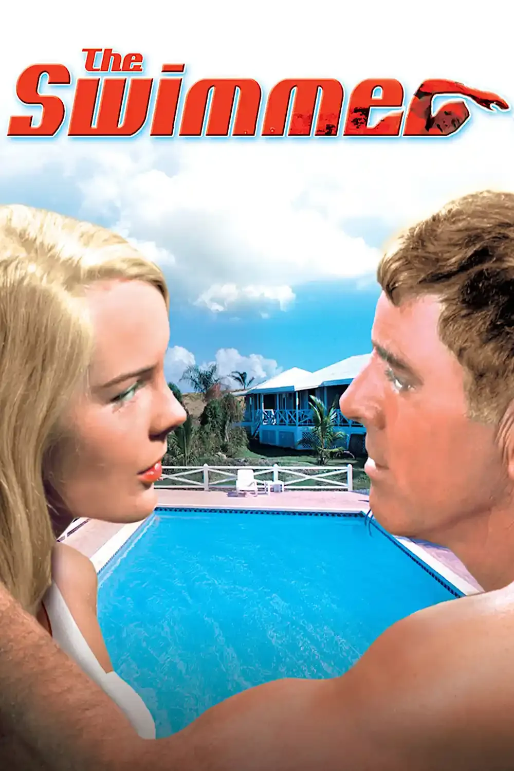 Burt Lancaster in The Swimmer 1968 movie poster