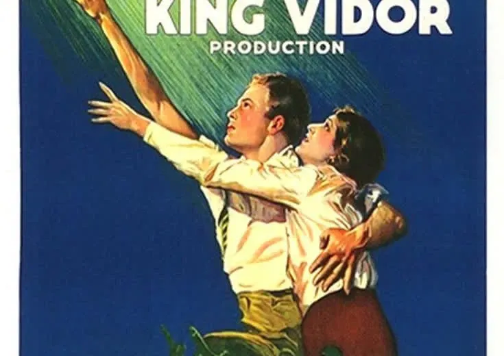 Middle section of the original poster for The Crowd