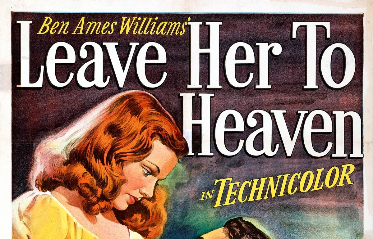 Top section of the original 1945 poster for Leave Her to Heaven