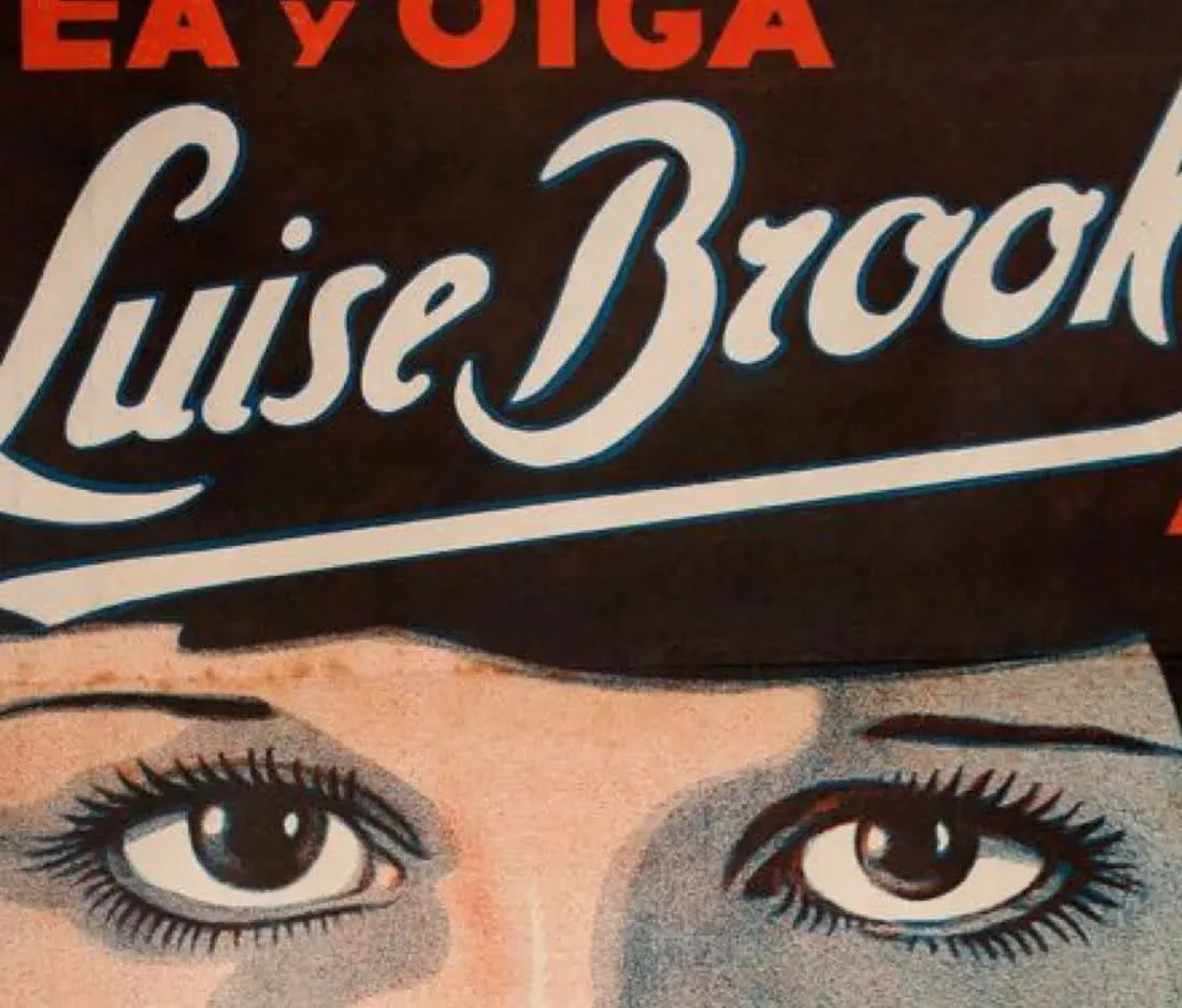Top section of the original 1929 Spanish-language poster for Pandora's Box