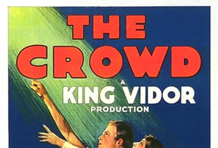 Top section of the original 1928 poster for The Crowd