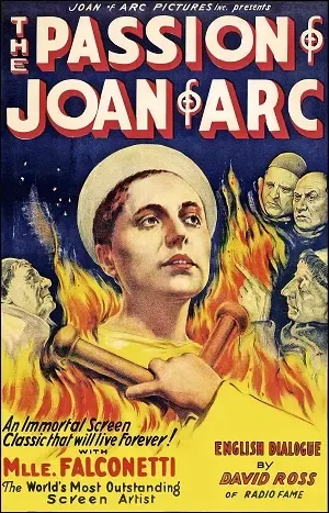 Alternate U.S. poster for The Passion of Joan of Arc from 1929