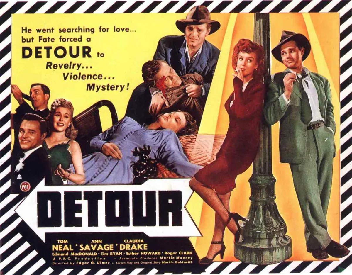 Original alternate poster for Detour