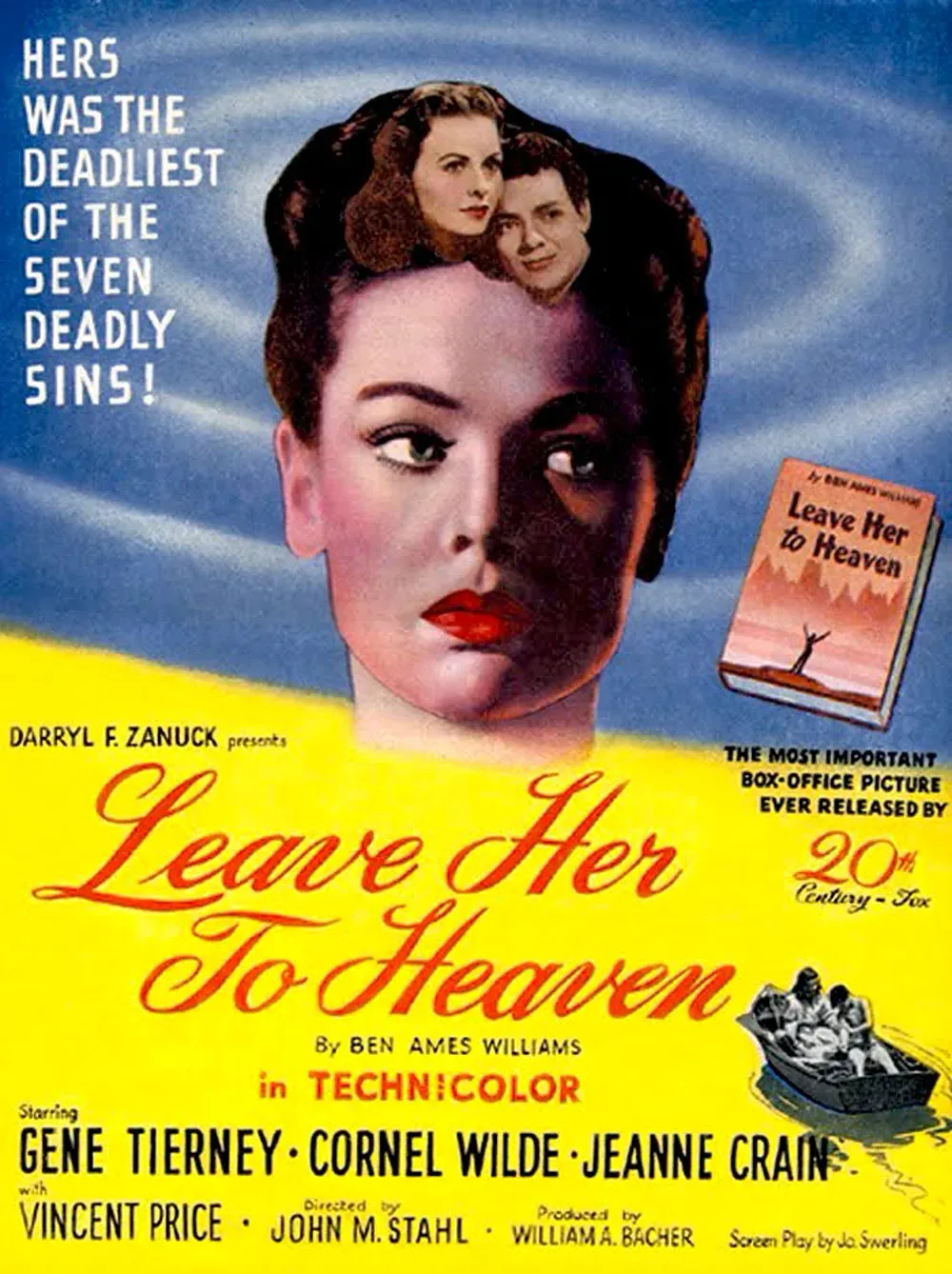Original one-sheet poster for Leave Her to Heaven